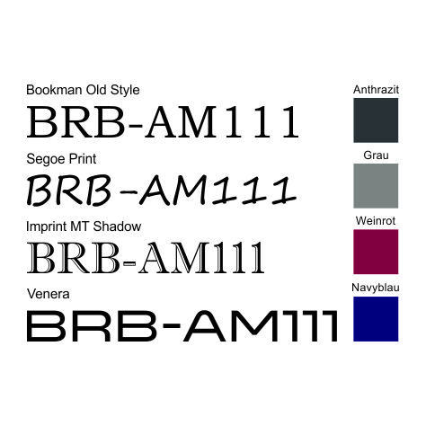 Bootsnummer / Bootskennzeichnung