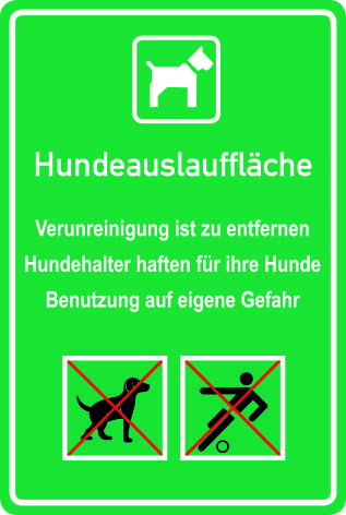 Hundeauslauffläche 60 x 40 cm Alu / Aluverbund, Lieferzeit 7 Arbeitstage